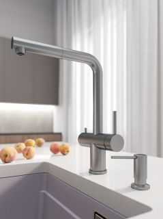 Смеситель для кухни Grandex Aqua Handy-P 902096 сатин